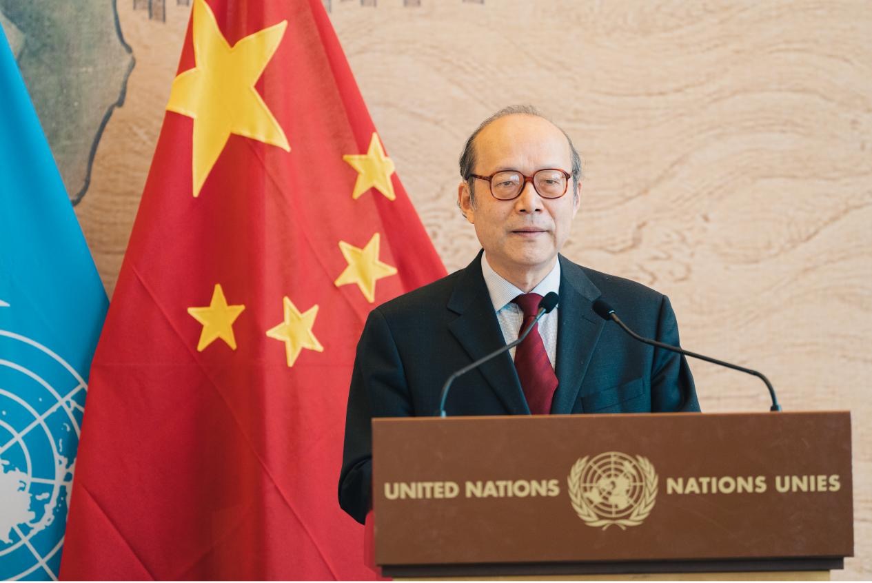 Ambassador Chen Xu, permanent representative of the People's Republic of China to the UN at Geneva. /CGTN