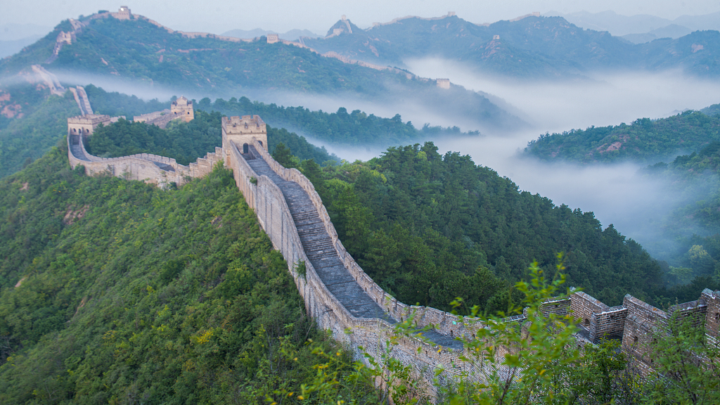 A view of the Great Wall in Chengde, north China's Hebei Province, September 14, 2022. /CFP