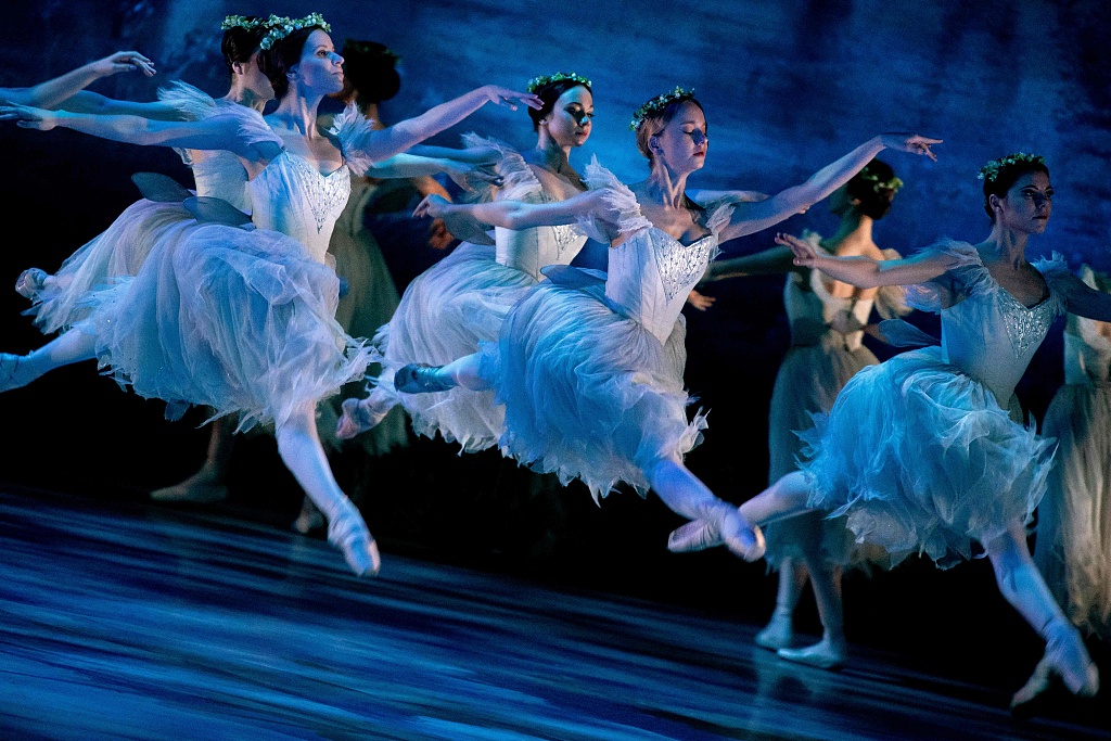 The United Ukrainian Ballet troupe presents its inaugural performance at the Kennedy Center in Washington, DC, featuring dancers from their ensemble, on February 1, 2023. /CFP