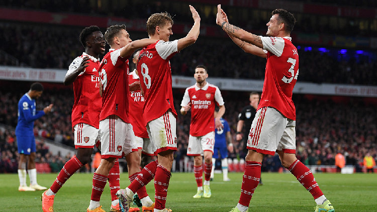 Arsenal Return To Top Of The League With 3 1 Win Over Chelsea Cgtn