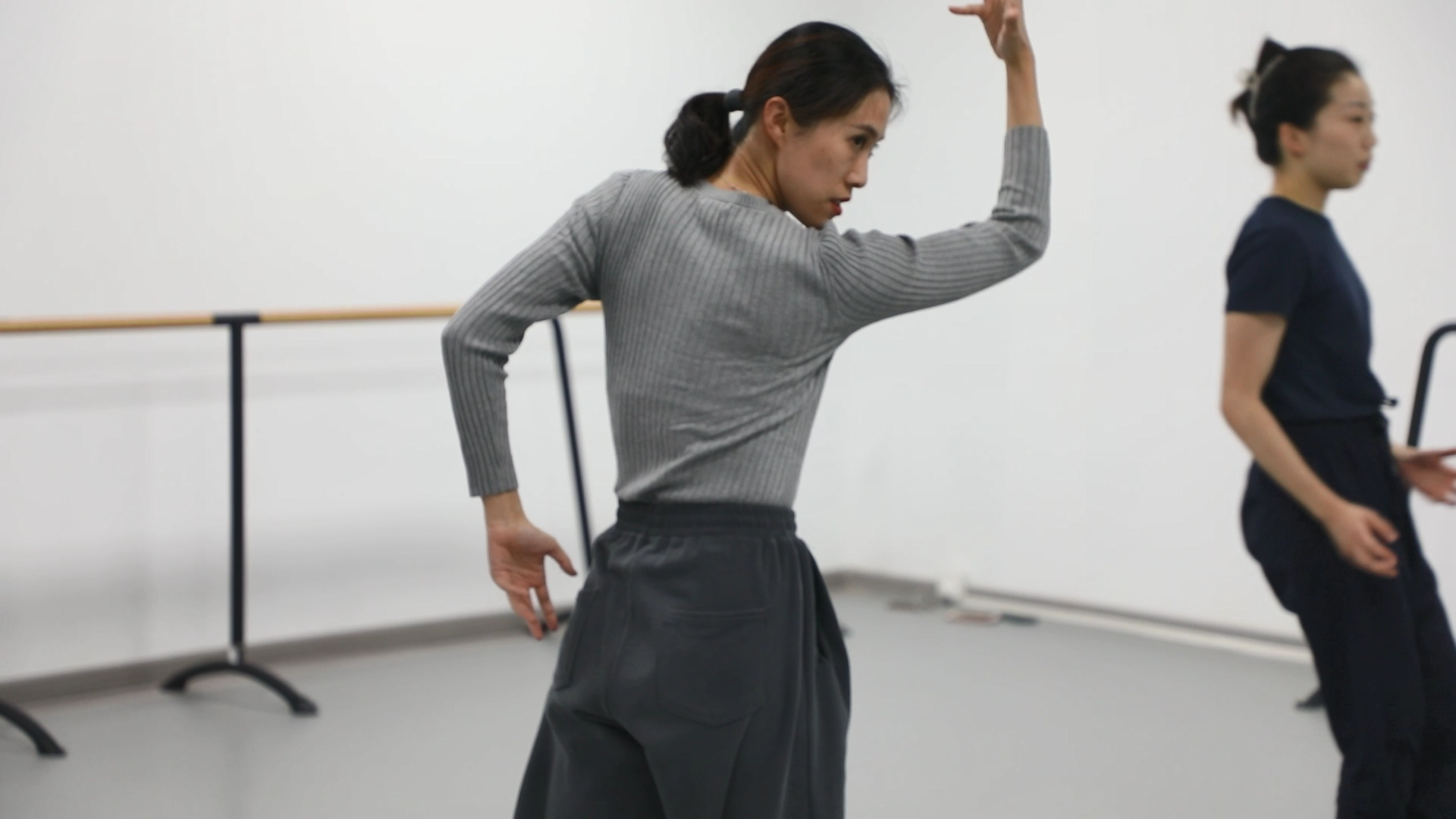 Zhan Li rehearses in her studio. /Courtesy: Zhan Li