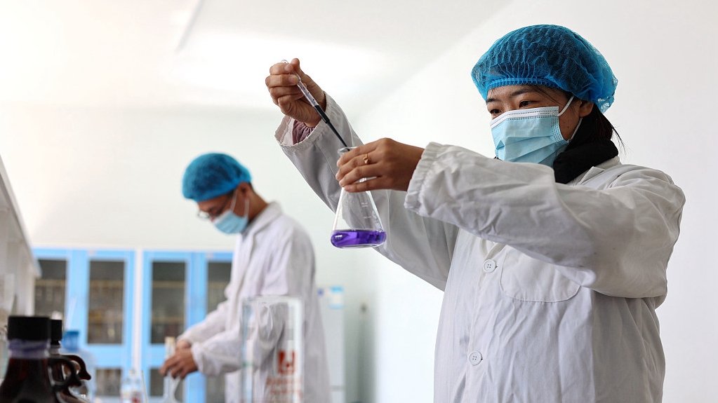 Researchers conduct experiments in Binzhou City, east China's Shandong Province, March 14, 2023. /CFP