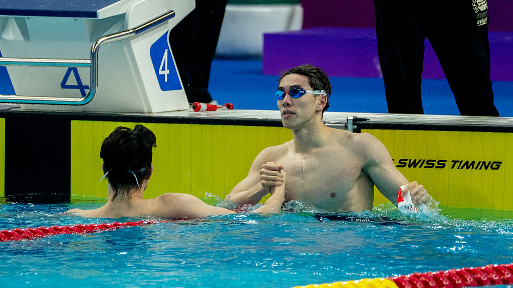 Sun Jiajun lowers men's 50m breaststroke Asian record at nationals