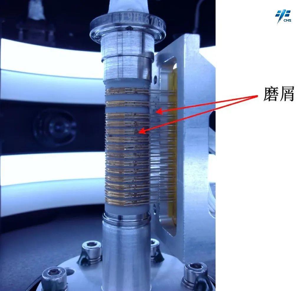 An image of the conductive ring wear debris test device. /China Manned Space Agency