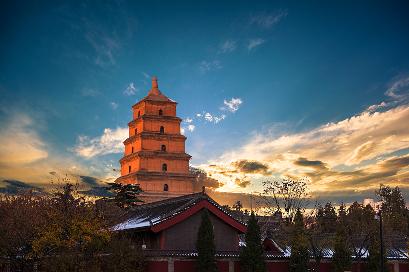 A view of the Dayan Pagoda in Xi'an, Shaanxi /CFP
