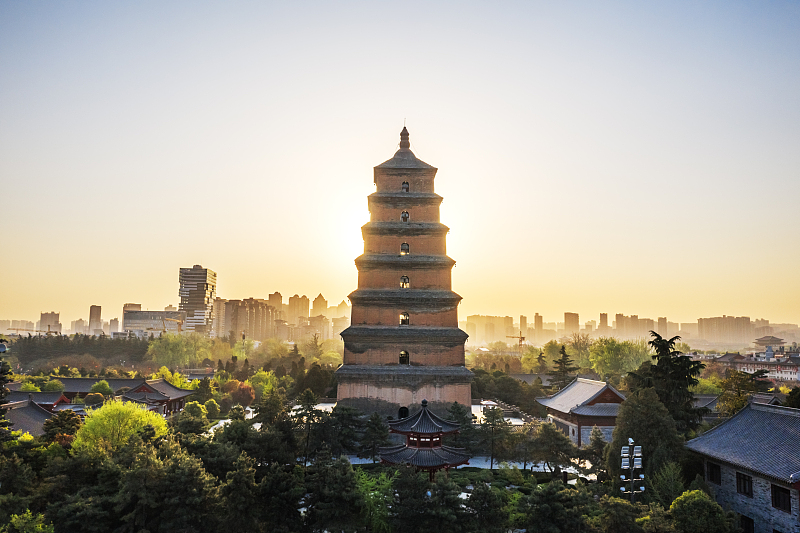 A view of the Dayan Pagoda in Xi'an, Shaanxi /CFP