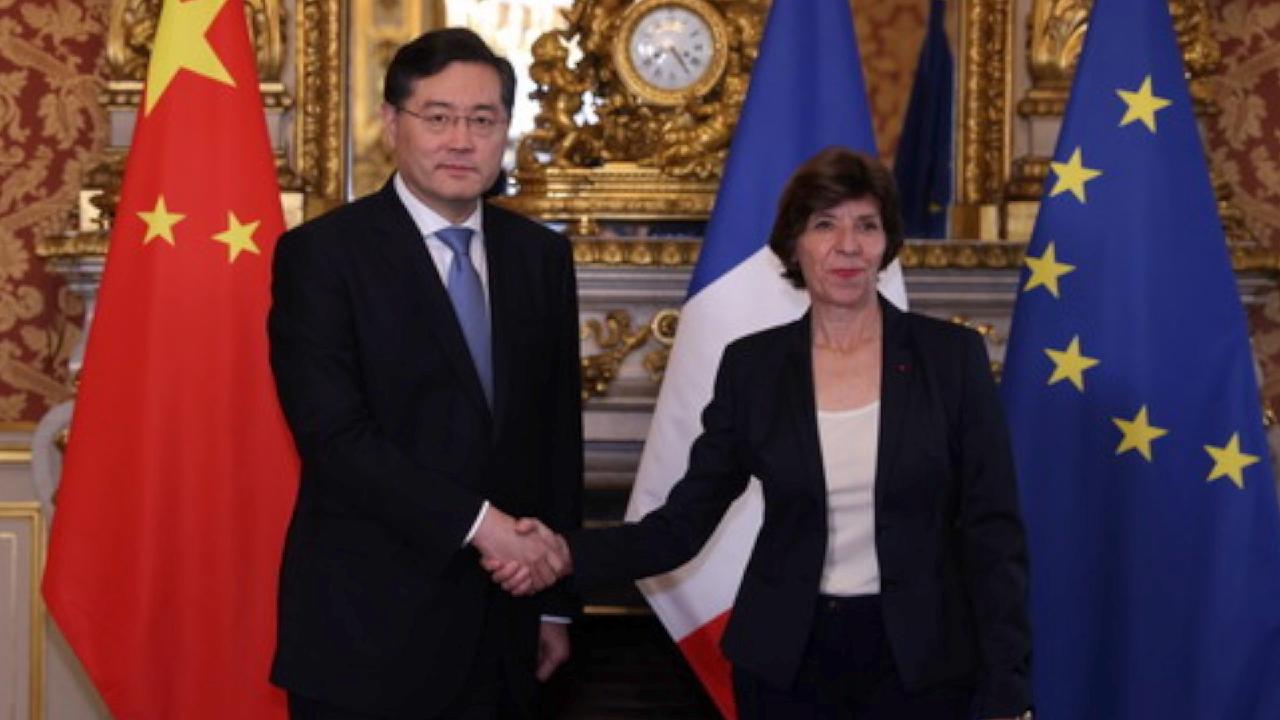 Chinese, French FMs Meet On Bilateral Ties - CGTN