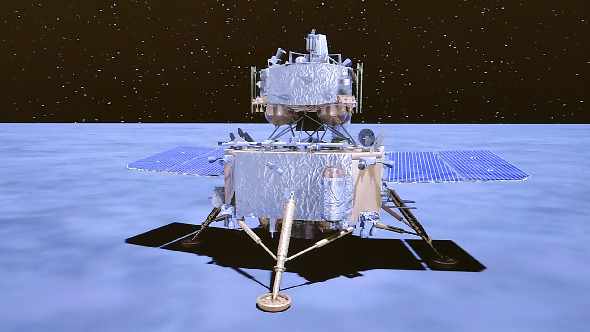 China explorará materiales lunares Chang’e-5 para futura estación de investigación