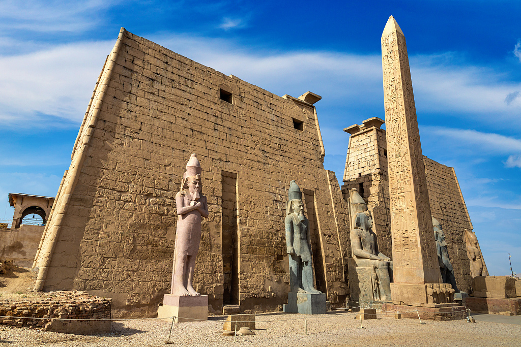 The Luxor Temple in daylight. /CFP