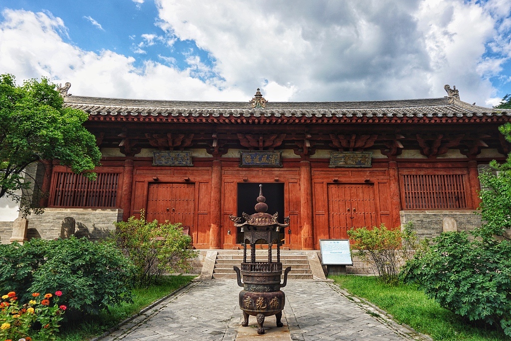 The East Main Hall of Foguang Temple was built in Tang Dynasty. /CFP