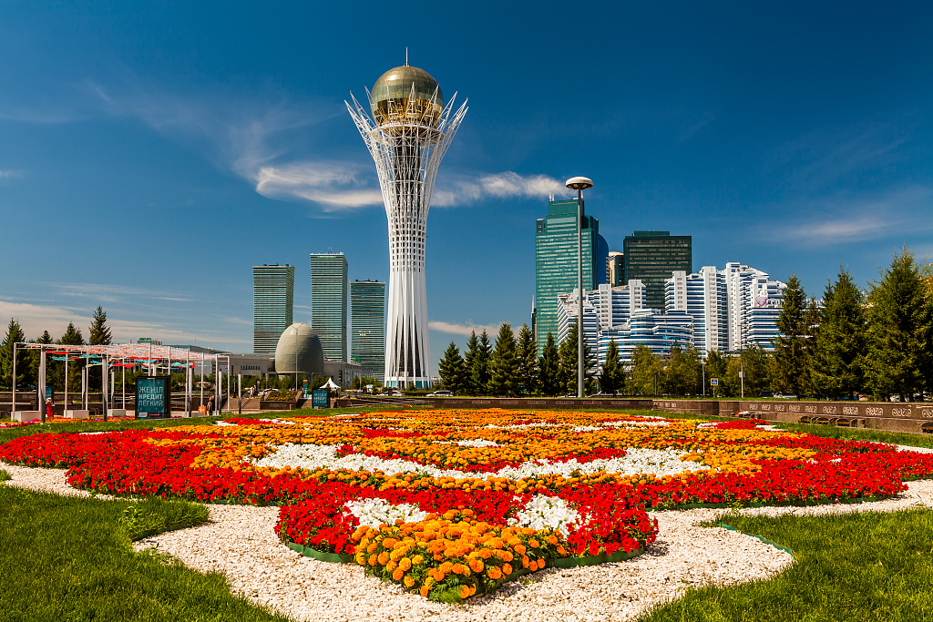 Baiterek, a monument and observation tower in Astana, the capital city of Kazakhstan. /CFP