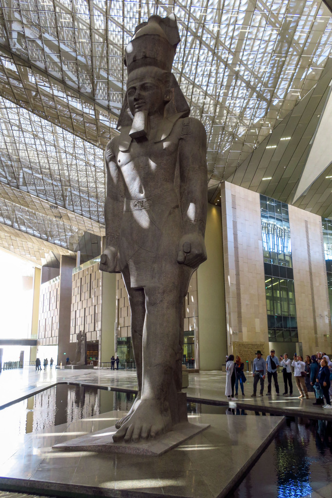 The Grand Egyptian Museum is seen during a private visit in Giza, Egypt, on March 2, 2023. /CFP