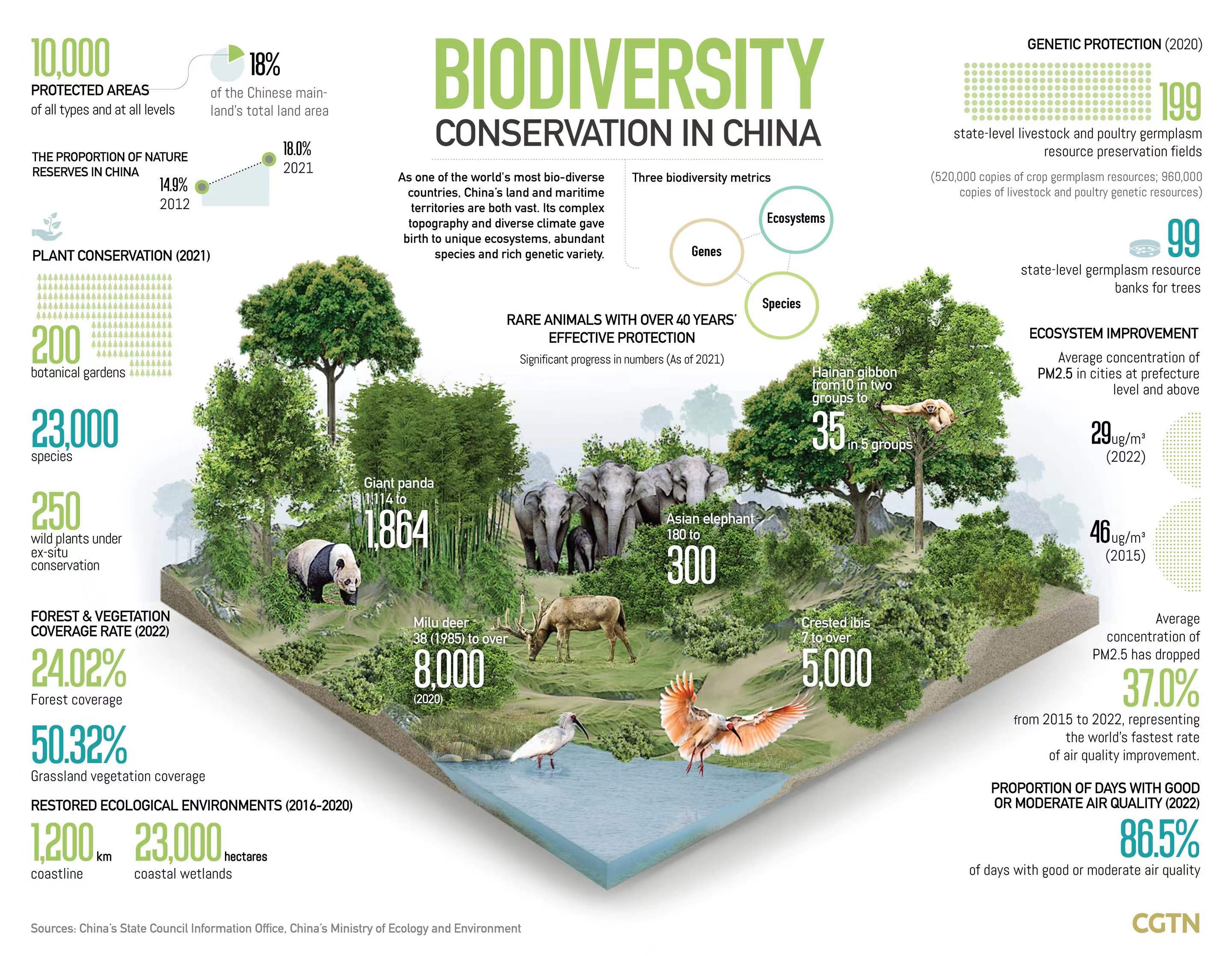 Graphics: Biodiversity conservation in China