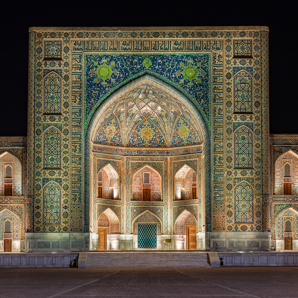 The photo shows a view of Samarkand in Uzbekistan, one of the oldest inhabited cities in Central Asia. /CFP