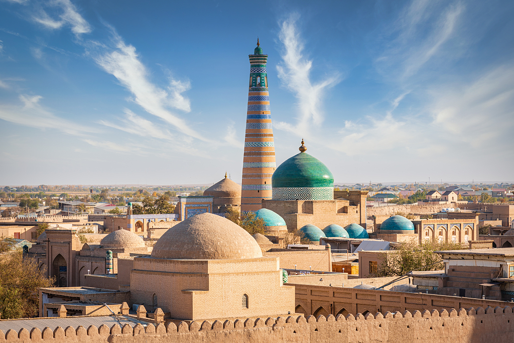 The photo shows a view of Samarkand in Uzbekistan, one of the oldest inhabited cities in Central Asia. /CFP