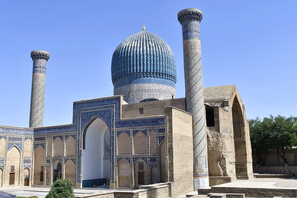 The photo shows a view of Samarkand in Uzbekistan, one of the oldest inhabited cities in Central Asia. /CFP