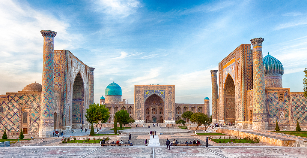 The photo shows a view of Samarkand in Uzbekistan, one of the oldest inhabited cities in Central Asia. /CFP