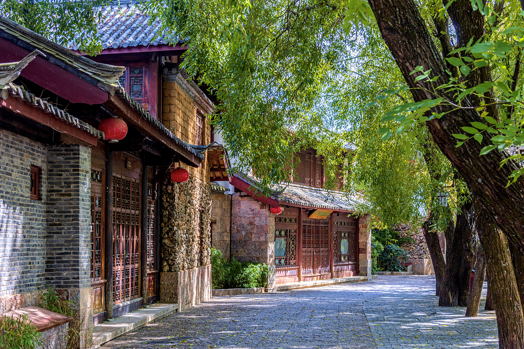Shuhe Ancient Town is located four kilometers northwest of Lijiang Ancient City in Yunnan Province, China. /CFP