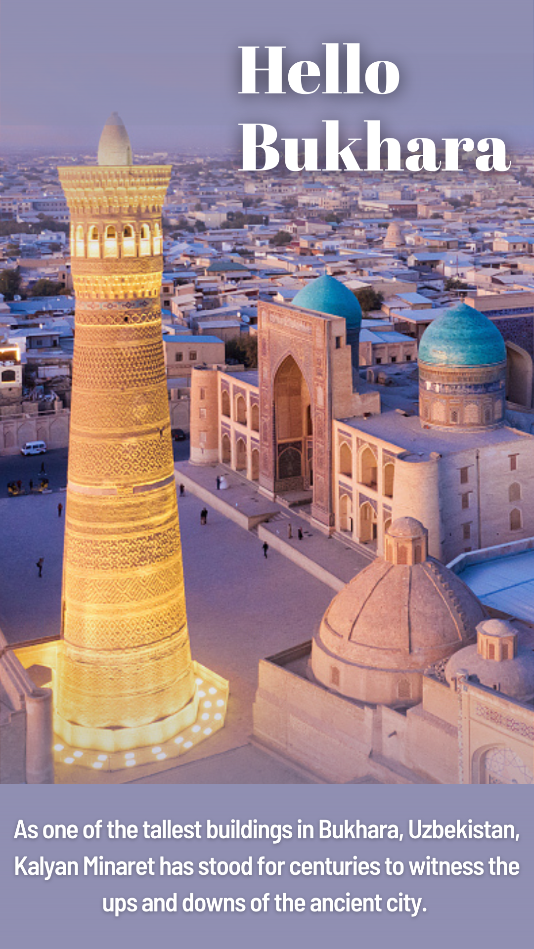 Kalyan Minaret: a symbol of past centuries in Uzbekistan
