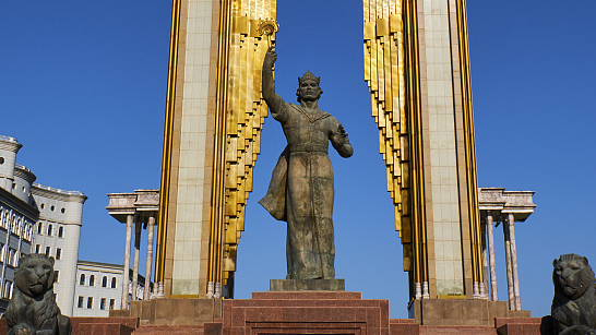 Tajikistan's iconic statue symbolizes glorious history