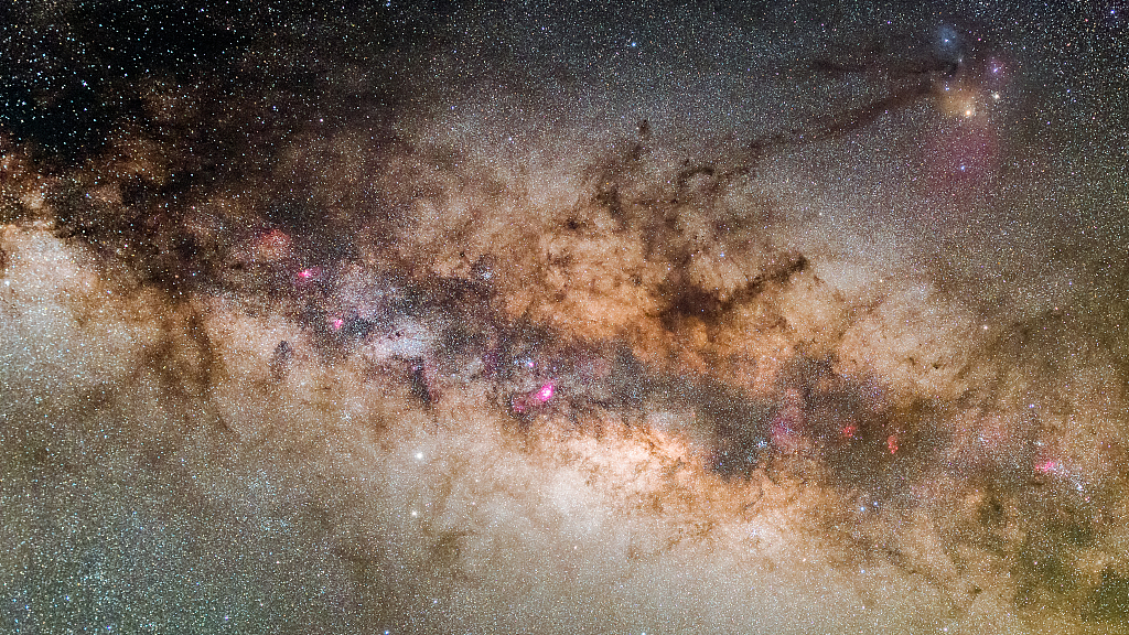 The Milky Way, seen in Lishui City, east China's Zhejiang Provence, in summer. /CFP