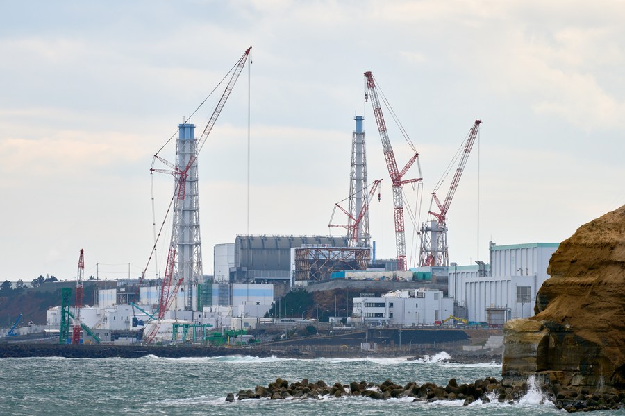 A view of the Fukushima Daiichi nuclear power plant in Futabacho, Futabagun of Fukushima Prefecture, Japan, March 6, 2023. /Xinhua