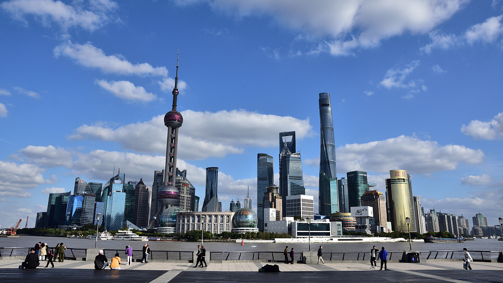 A view of the riverfront area, the Bund, in Shanghai, China, October 25, 2022. /CFP