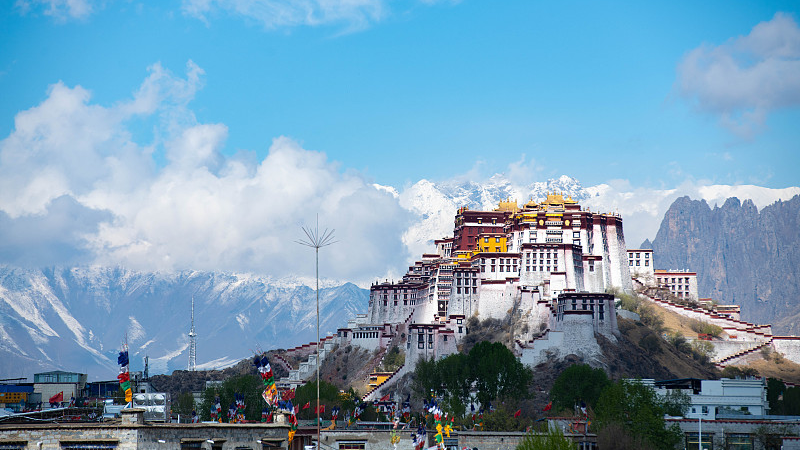 The Potala Palace in Lhasa, capital of southwest China's Xizang Autonomous Region, April 25, 2023. /CFP