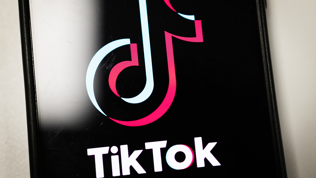 A logo of TikTok. /CFP