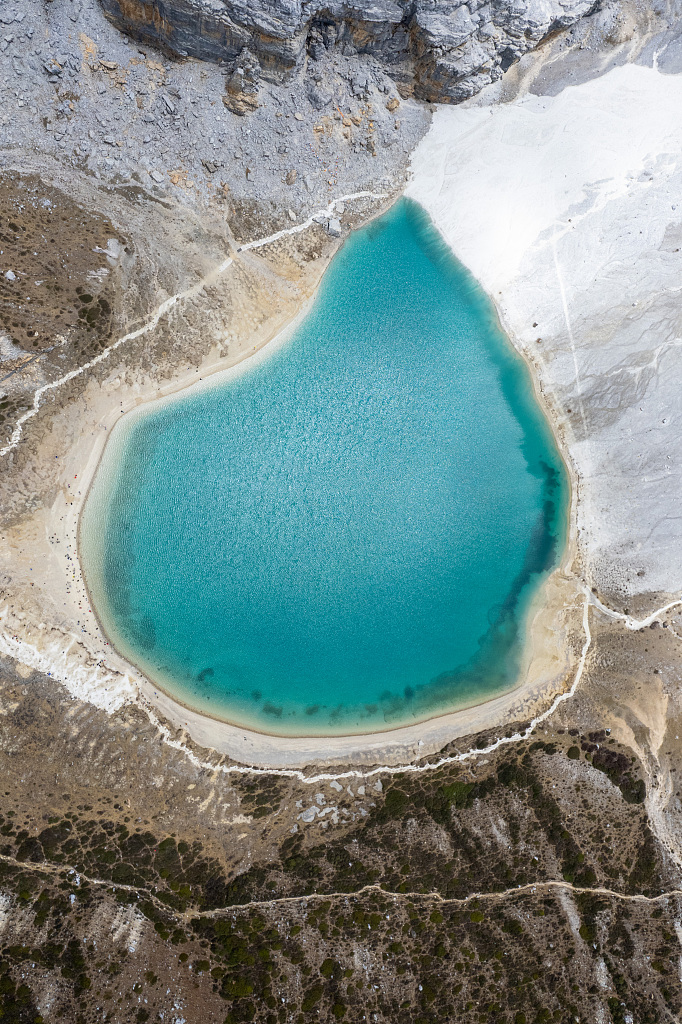 The Milk Sea Scenic Area of Daocheng Yading Nature Reserve in southwest China's Sichuan Province is seen in this photo taken on May 25, 2023. /CFP