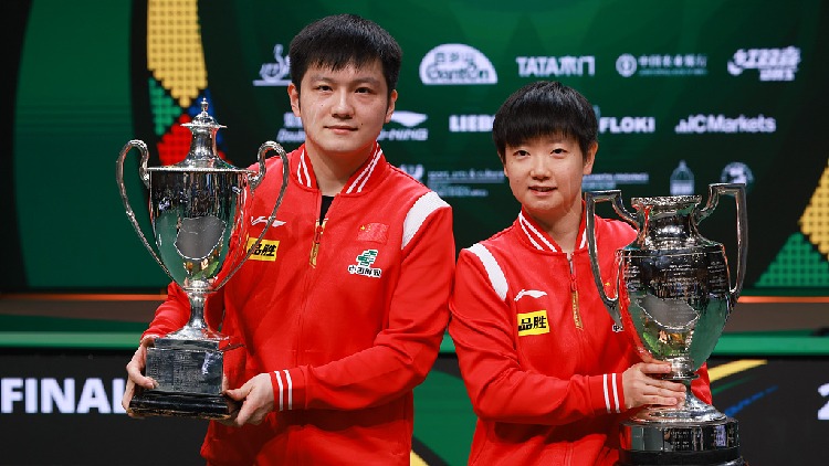 Table tennis: Sun Yingsha, Fan Zhendong crowned world champions - CGTN