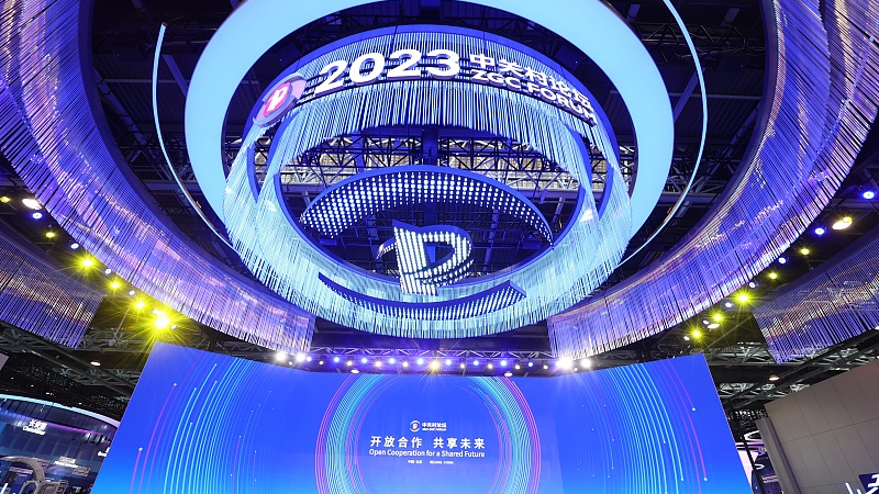 2023 Zhongguancun Forum exhibition area, Beijing, China, May 28, 2023./CFP