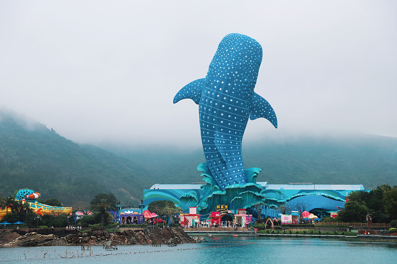 Chimelong Ocean Kingdom in located in Zhuhai City, Guangdong Province. /CFP