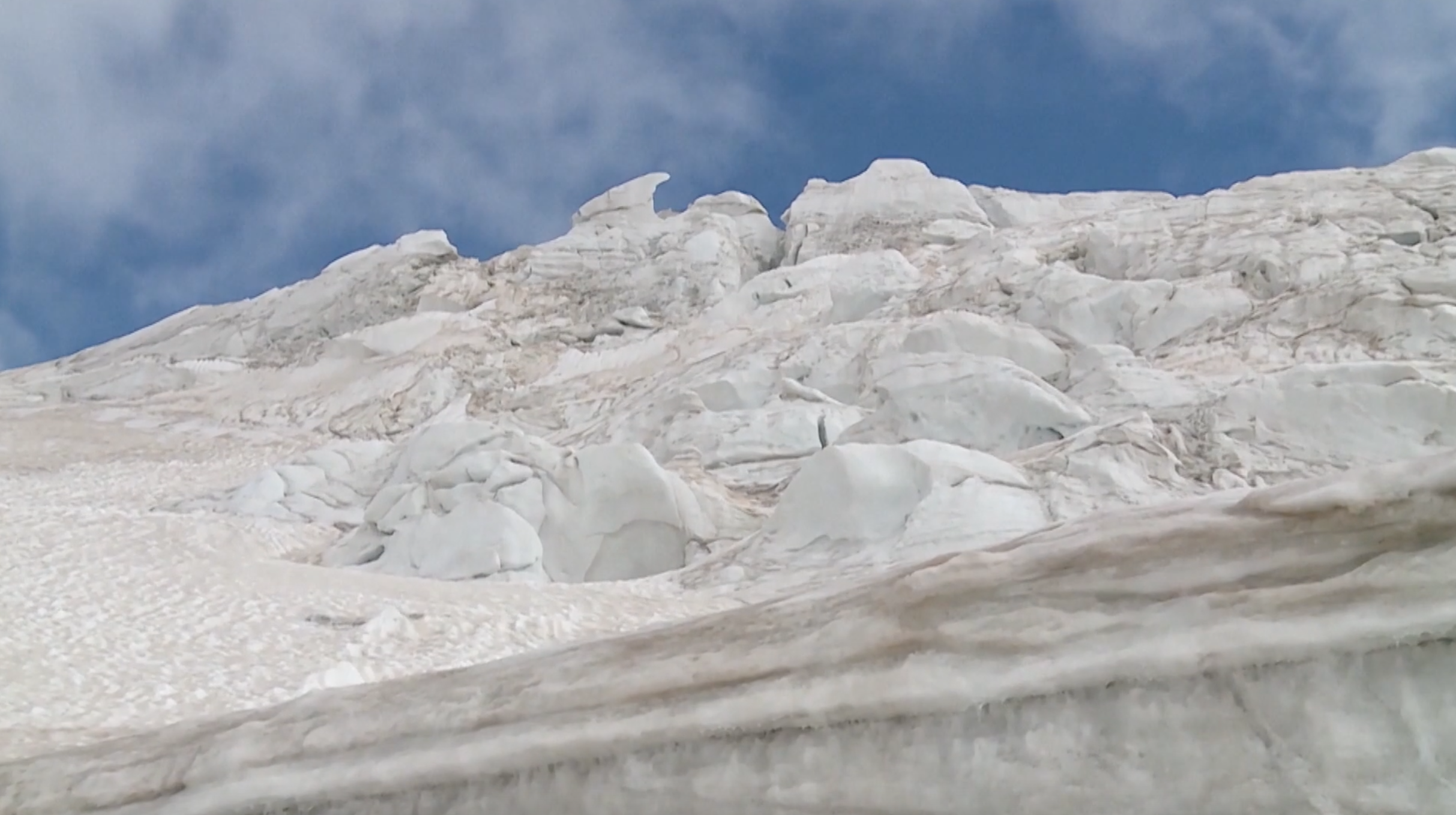 Glaciers in Zermatt, Switzerland. /CCTV
