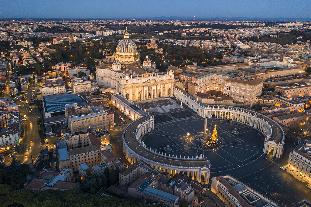 To the east of the basilica is the Piazza di San Pietro, also known as St. Peter's Square. /CFP