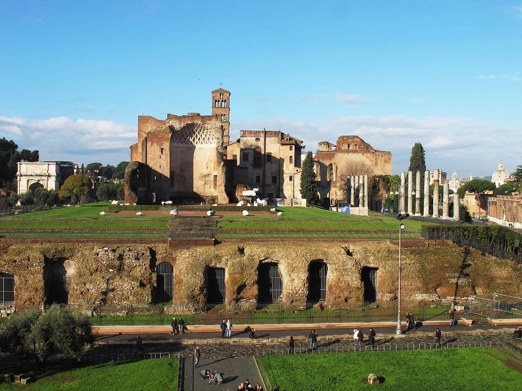 Many of the oldest and most important structures of the ancient city were located on or near the Roman Forum. /CFP