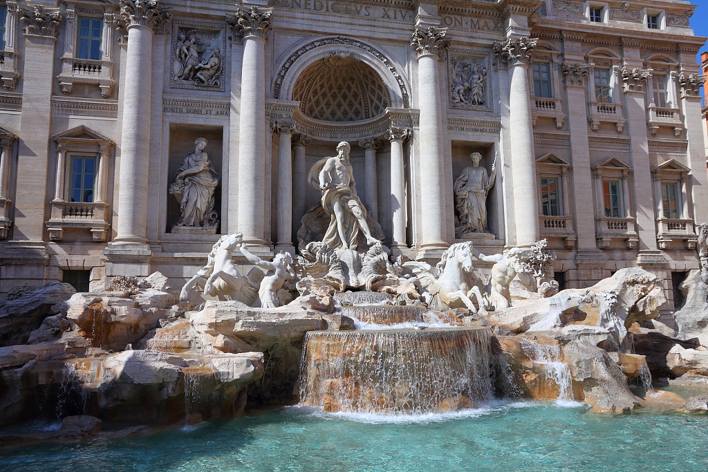 The 'Fontana di Trevi', or the Trevi Fountain, is one of the most famous fountains in the world. /CFP
