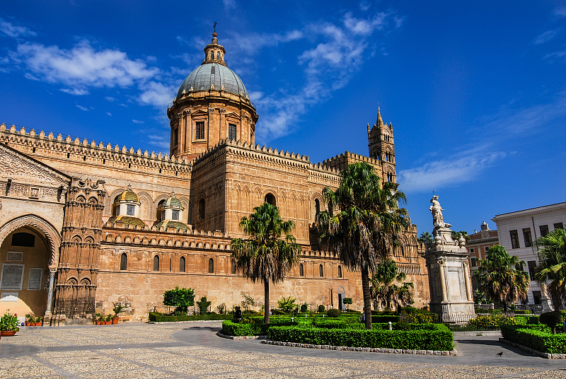 Palermo Cathedral is the largest Norman cathedral in Sicily, Italy. /CFP