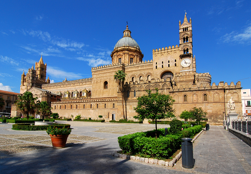 Palermo Cathedral is one of the most important architectural monuments in Sicily, Italy. /CFP