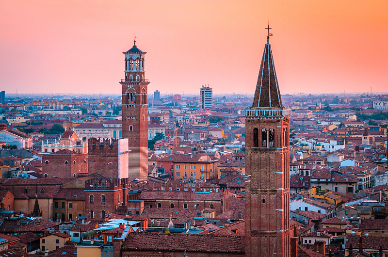 Verona is the second largest city in northeastern Italy. /CFP