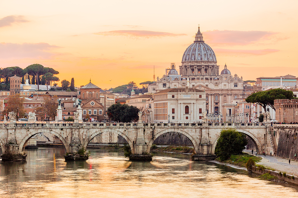 A city view of Rome, Italy at dawn /CFP