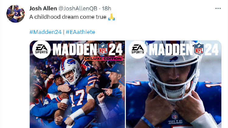 Josh Allen Announces He's On The Cover Of Madden 24 - The Spun: What's  Trending In The Sports World Today