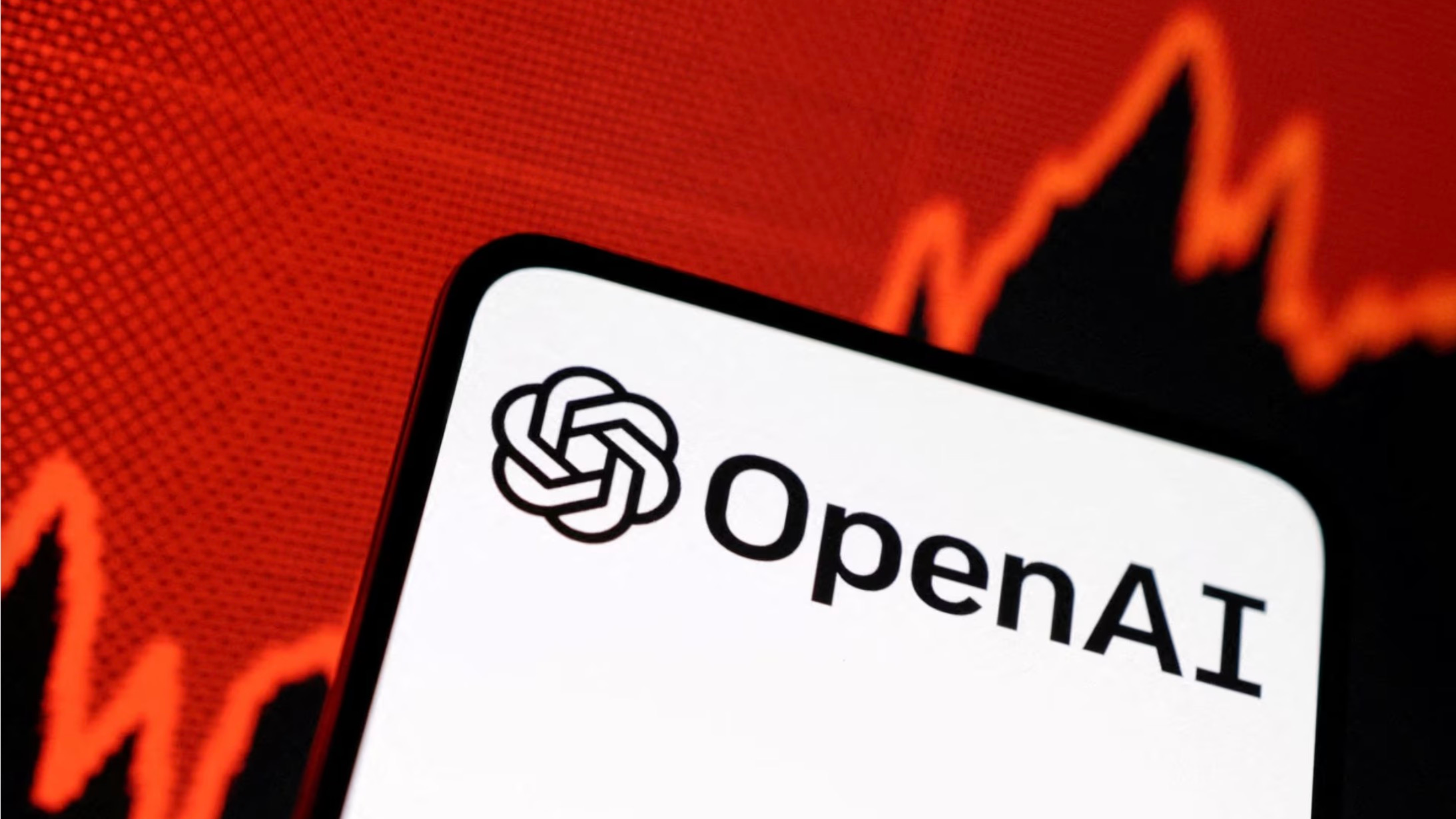 An illustration image shows OpenAI logo and rising stock graph, February 3, 2023. /Reuters