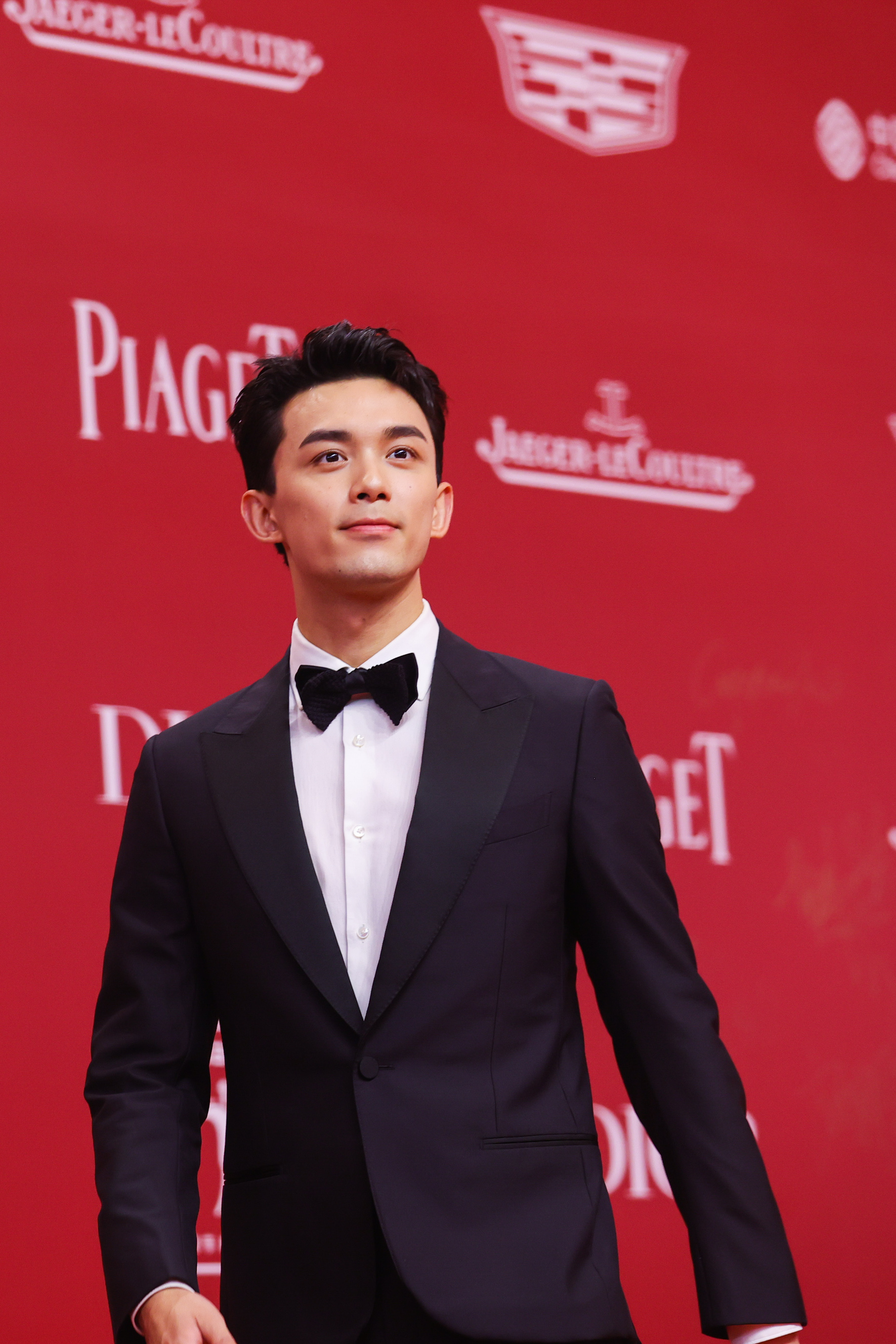 Chinese actor Wu Lei is spotted on the red carpet of the 25th Shanghai International Film Festival on June 9, 2023 while promoting the film 