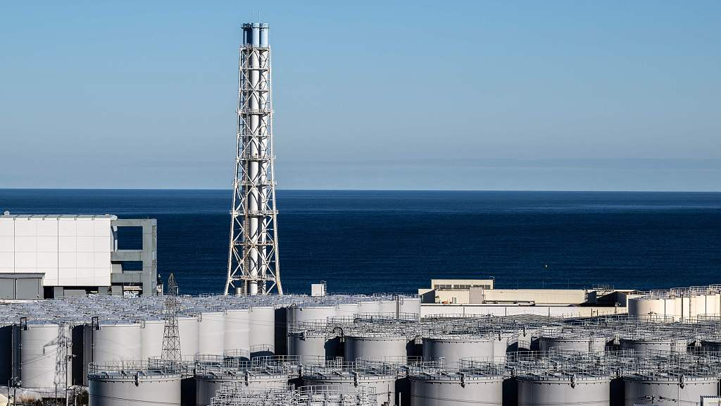 A general view shows storage tanks for contaminated water at Fukushima Daiichi nuclear power plant. /CFP