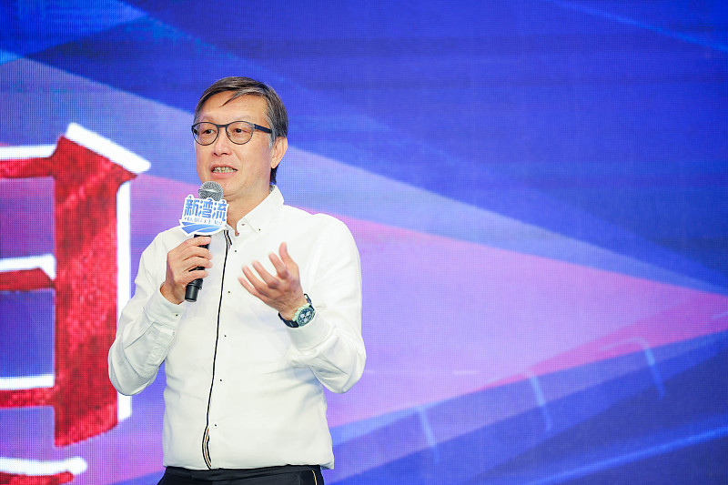 Director Andrew Lau delivers a speech at the Emerging Hong Kong Filmmakers Forum in Shanghai on June 10, 2023. /CFP