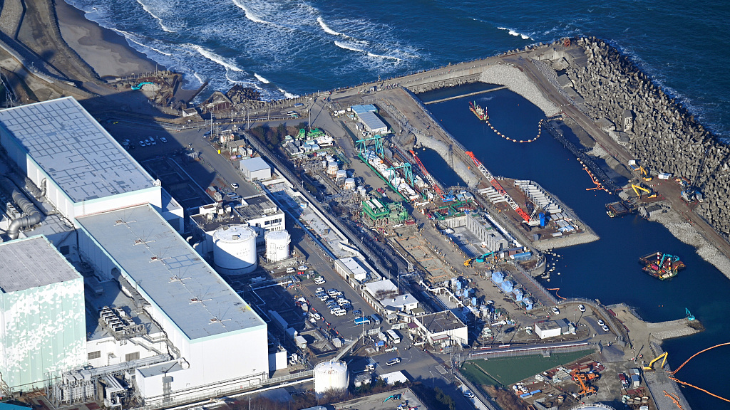 Preparation work to release treated radioactive water continues at Tokyo Electric Power Co (TEPCO)'s Fukushima Daiichi Nuclear Power Plant in Okuma, Fukushima, Japan, January 19, 2023. /CFP
