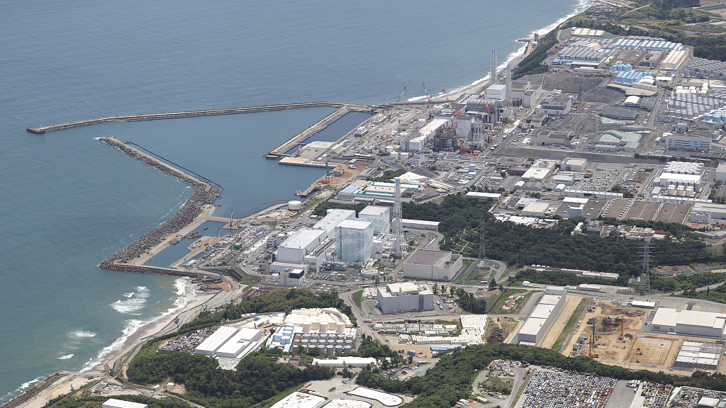 An aerial photo shows Fukushima Daiichi Nuclear Power Plant in Okuma, Fukushima Prefecture, Japan, May 31, 2023. /CFP