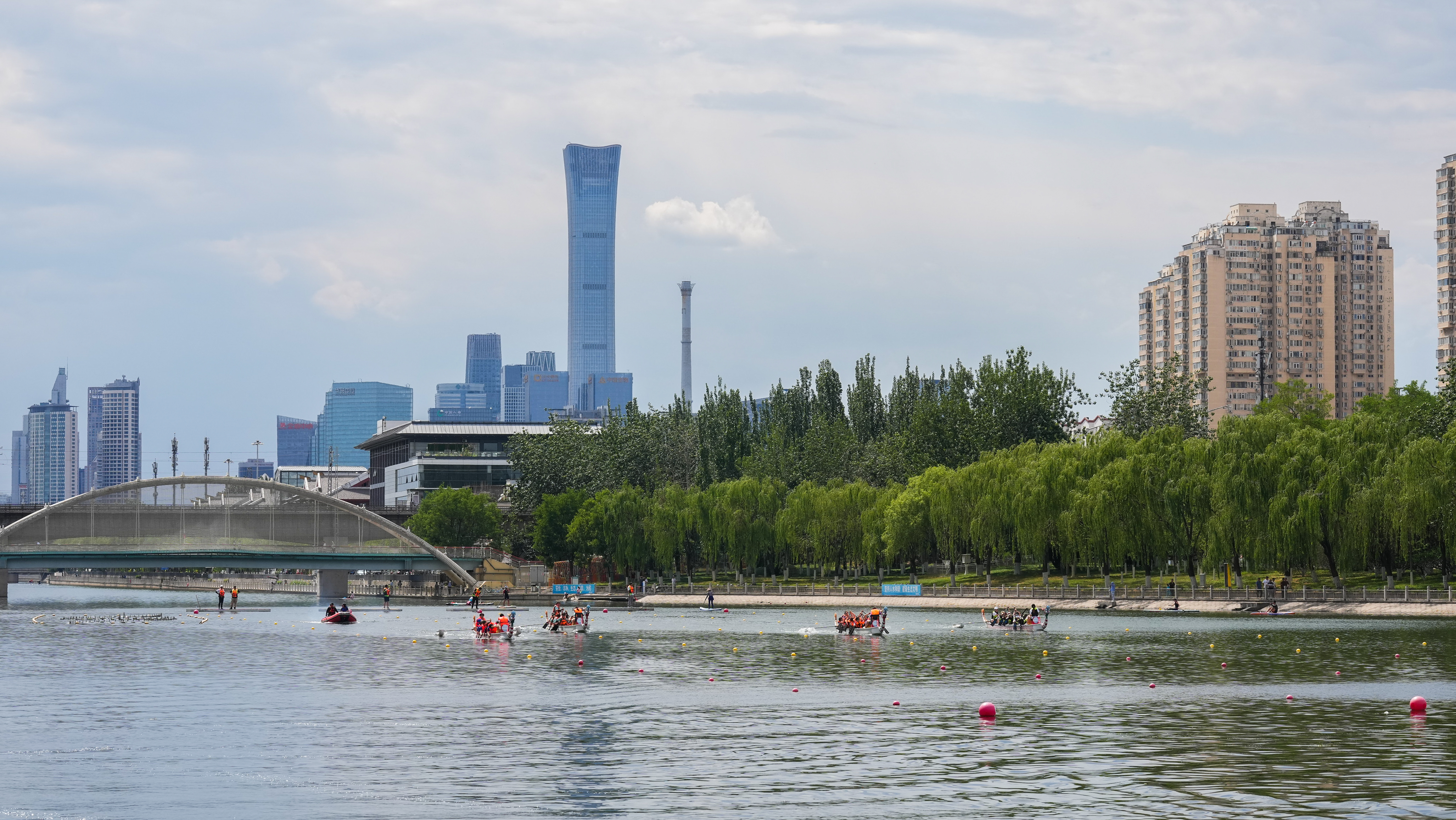 The 11th Capital University Dragon Boat Race takes place