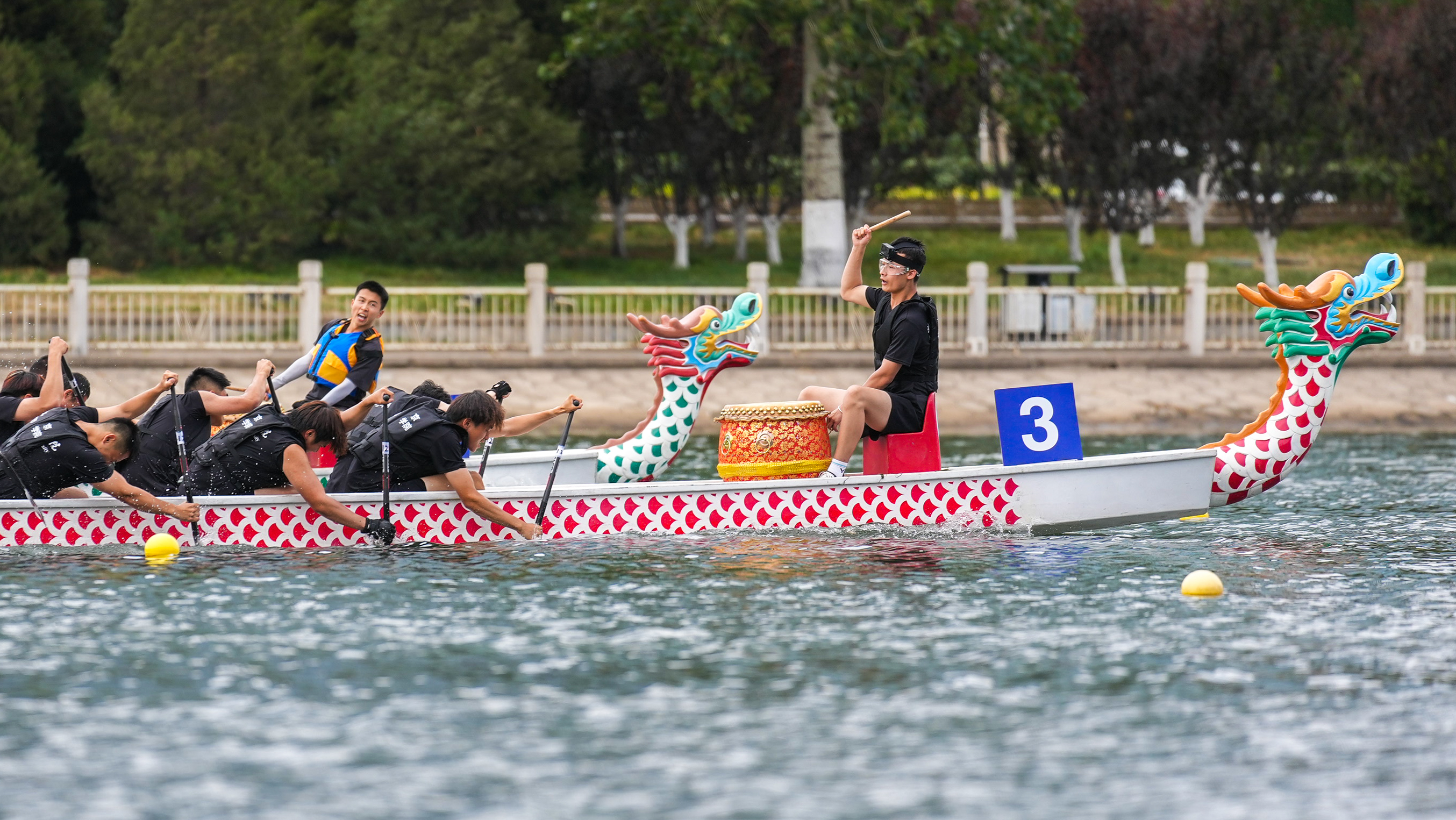 The 11th Capital University Dragon Boat Race takes place